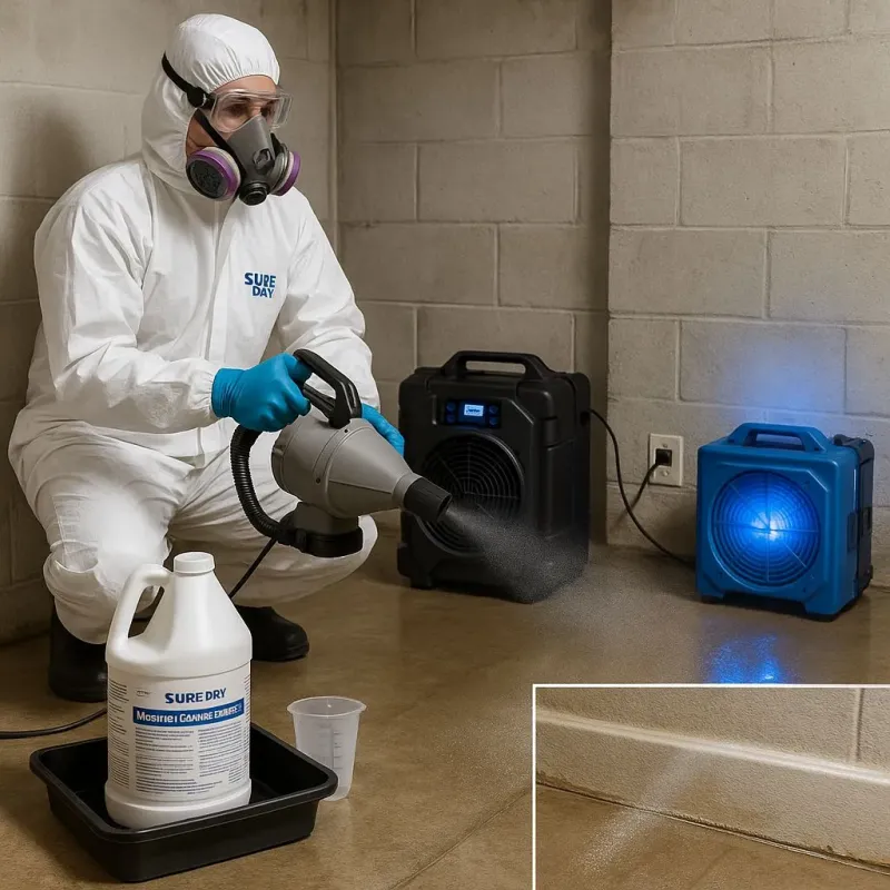 Sanitization and Odor Removal process in North Versailles, PA